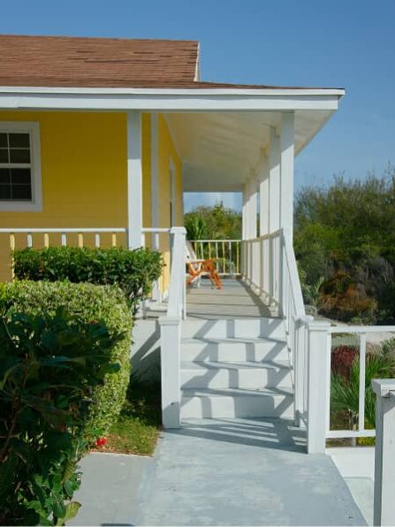 exumapointbeachresort Room entrece area